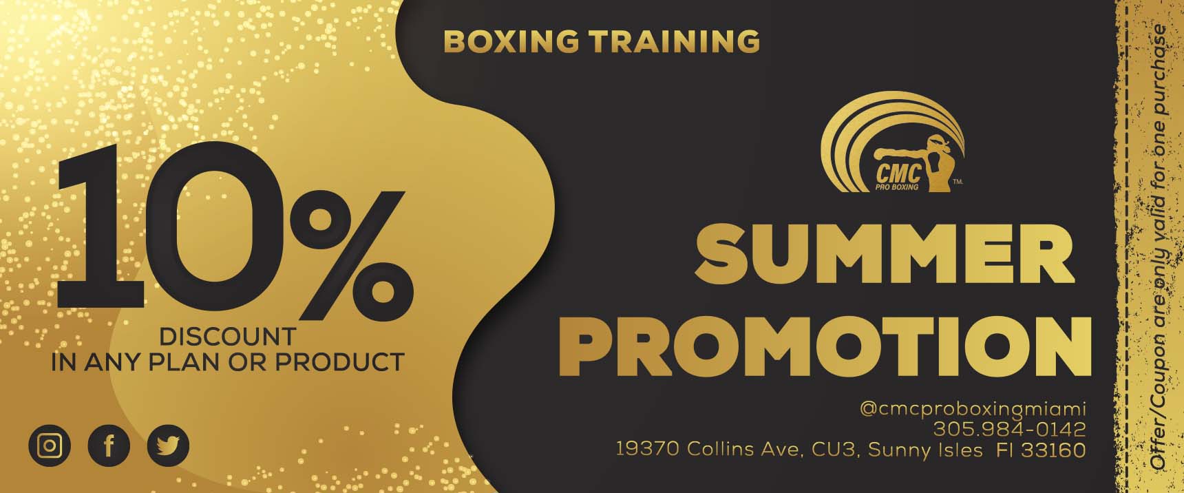 CMC PRO BOXING-SUMMER PROMOTIONS