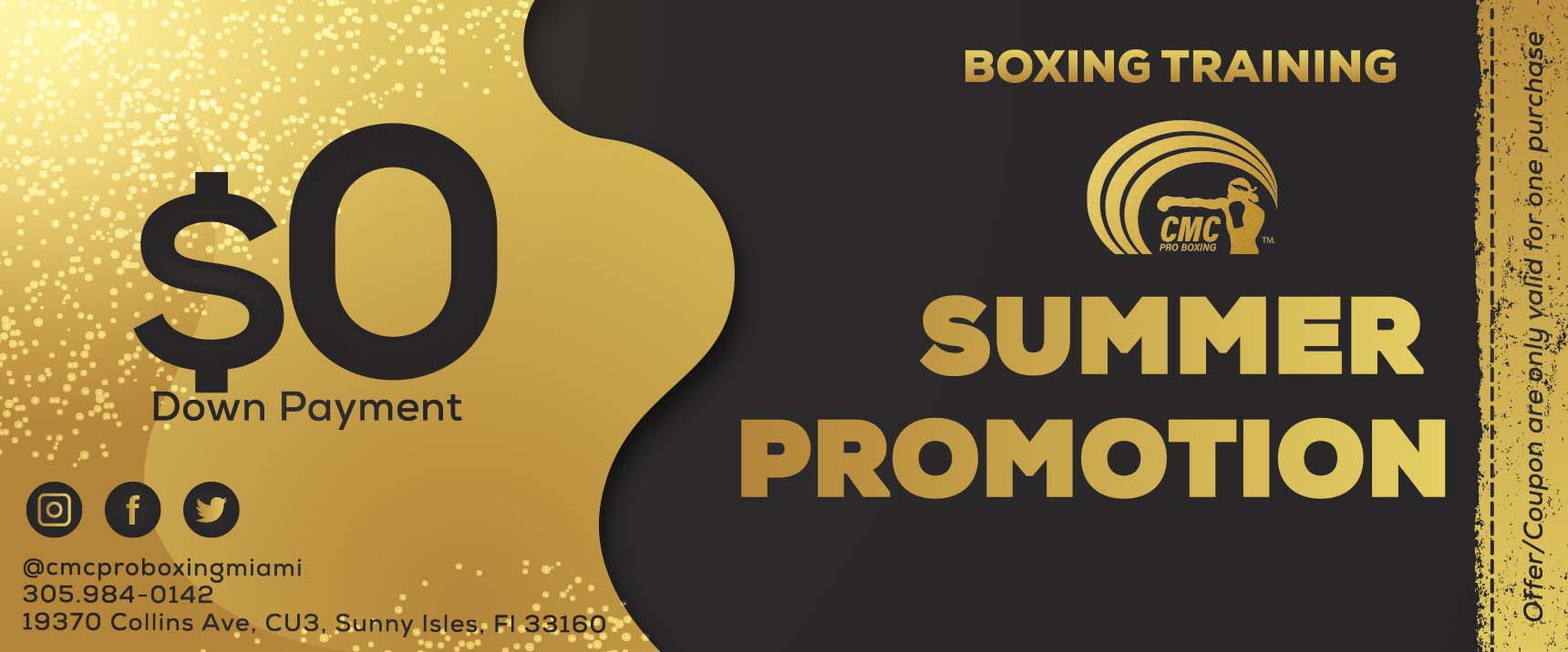 CMC PRO BOXING-SUMMER PROMOTIONS